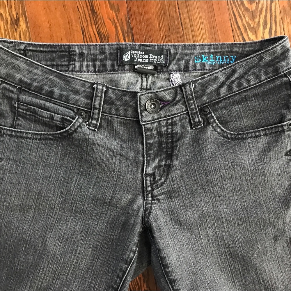Volcom Gray Skinny Jeans - Size 26